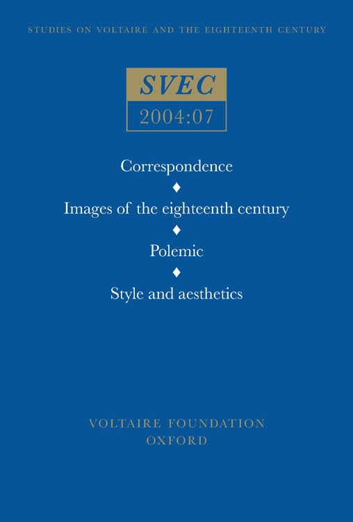 Correspondence; Images of the eighteenth century; Polemic, Style and aesthetics : 2004:07