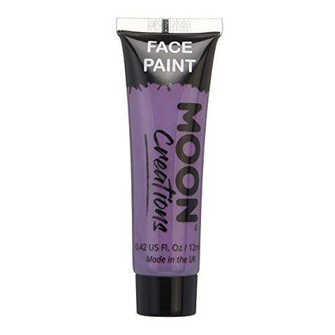 Face & Body Paint by Moon Creations - Purple - Water Based Face Paint Makeup for Adults, Kids - 12ml