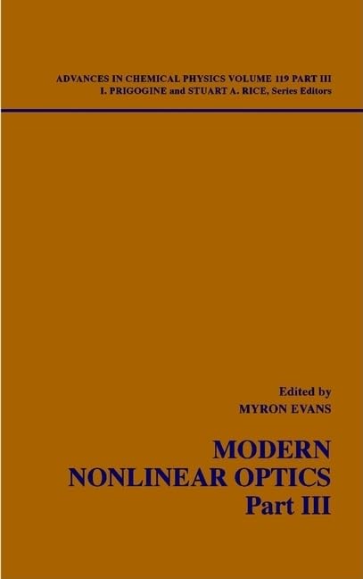 Modern Nonlinear Optics: Pt.3