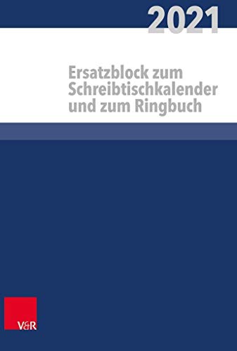 Kalender fÃƒÂ¼r alle im kirchlichen Dienst Ersatzblock