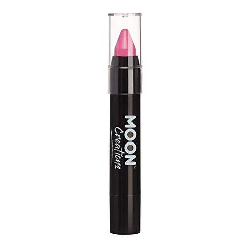 Face Paint Stick Body Crayon for the Face & Body by Moon Creations - Pink - Face Paint Makeup for Adults, Kids - 3.5g