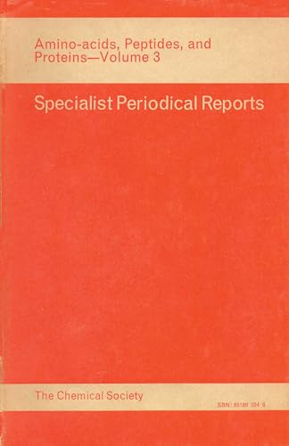 Amino Acids, Peptides and Proteins : Volume 3 : Volume 3