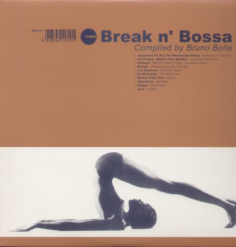 Vinyl record cover: "Break N' Bossa" with a silhouetted figure.