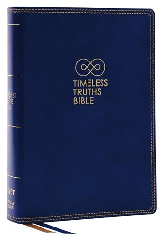 Timeless Truths Bible: One faith. Handed down. For all the saints. (NET, Brown Leathersoft, Comfort Print)