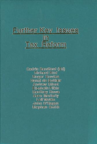 Further Key Issues in Tax Reform