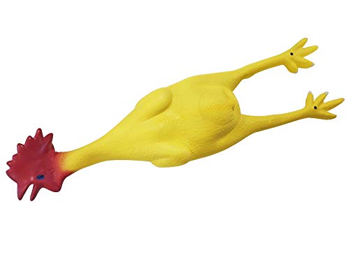 Smiffys Plucked Rubber Chicken, 23-inch