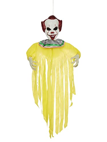 Hanging Creepy Clown Prop, Approx. 130cm/51”