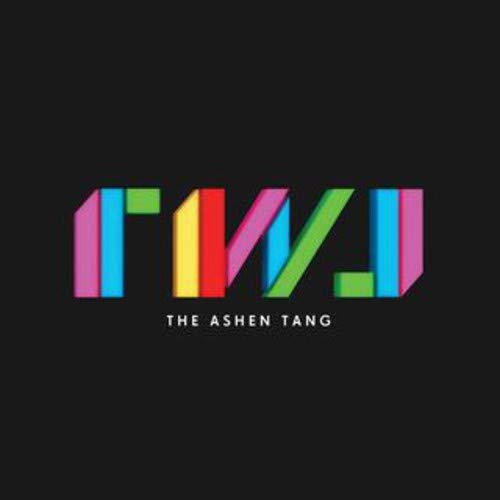 Colorful, geometric letters "RWJ" with album title "The Ashen Tang" below.