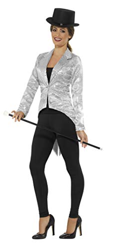 Smiffys 21153L Sequin Tailcoat Ladies Jacket (Large)