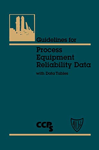 Guidelines for Process Equipment Reliability Data