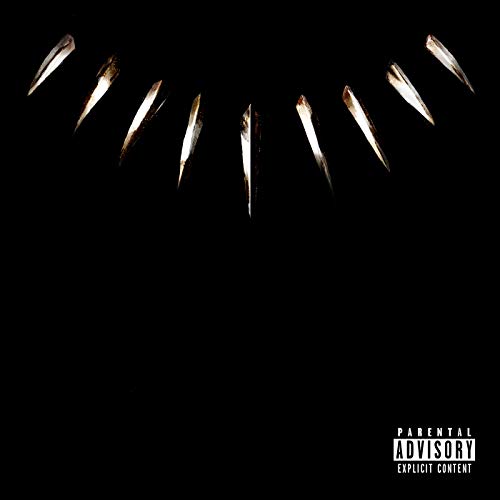 Black Panther album cover: black background with claw-like shapes.