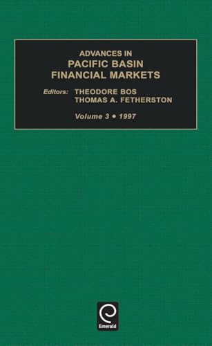 Advances in Pacific Basin Financial Markets