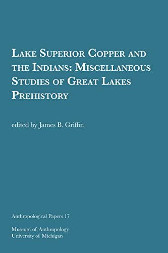 Blue book cover with white text: "Lake Superior Copper and the Indians.