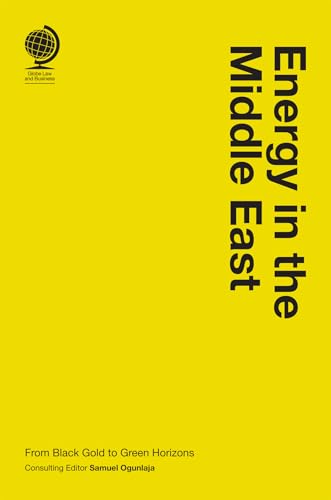 Yellow book cover with black text: "Energy in the Middle East.
