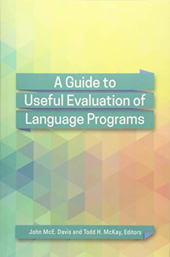 Book cover: "A Guide to Useful Evaluation of Language Programs," editors named.