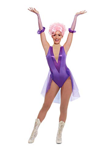 Smiffys 50954XS Trapeze Artist Costume, Women, Purple, XS - UK Size 04-06