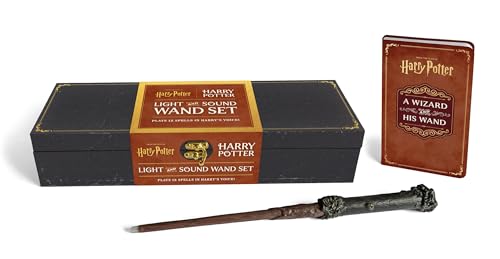 Harry Potter: Harry Potter Light and Sound Wand Set : Plays 12 Spells in Harry’s Voice!