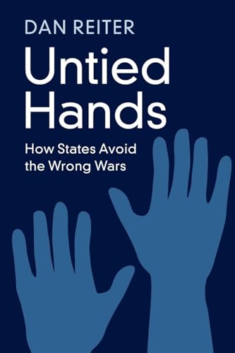 Book cover: “Untied Hands” with an image of open, blue hands.