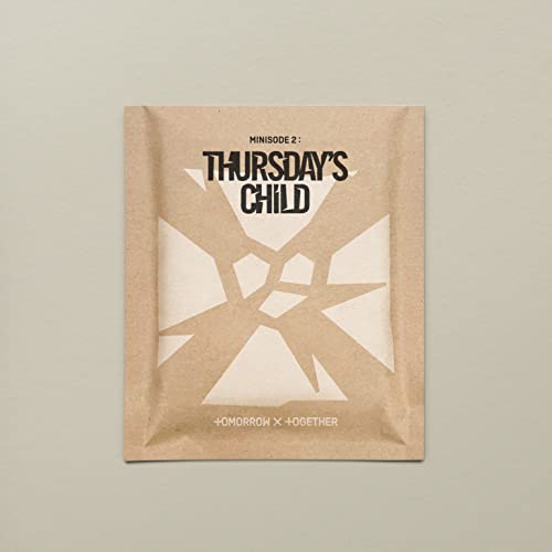 Brown paper CD packaging for Tomorrow X Together’s “Thursday’s Child” album.