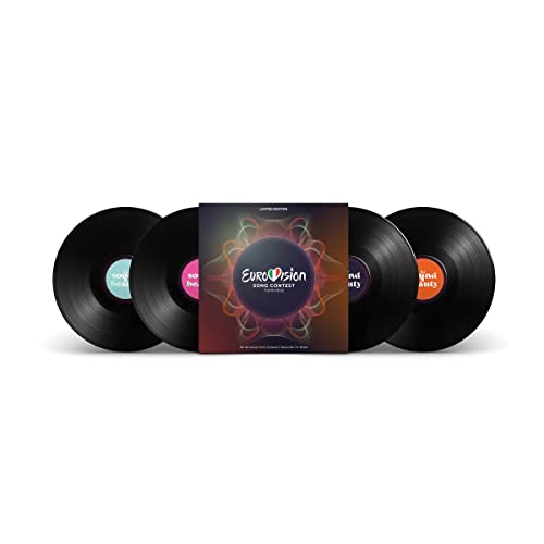 Eurovision Song Contest 2022 vinyl set with colorful cover art.