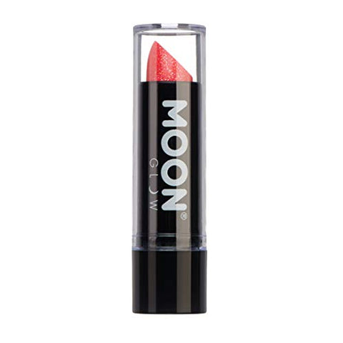 Moon Glow - 5g Neon UV Glitter Lipstick - Magenta - Glows brightly under UV lighting