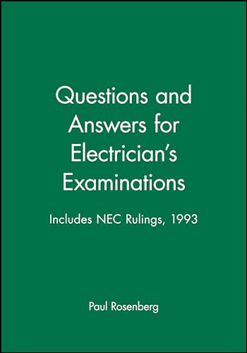Questions and Answers for Electricians Examinations: Includes NEC Rulings