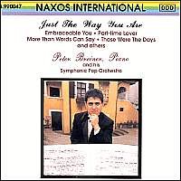 CD cover: Peter Breiner's "Just The Way You Are" with a portrait.