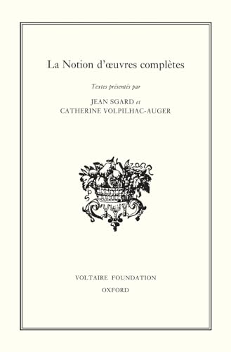 La Notion d'œuvres completes : 370