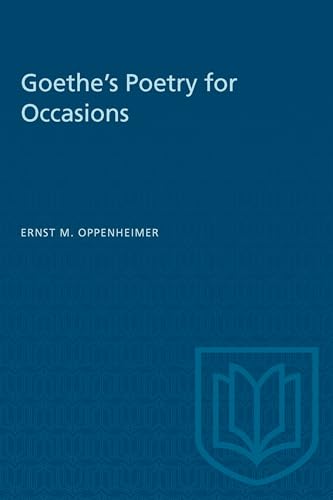 Goethe's Poetry for Occasions