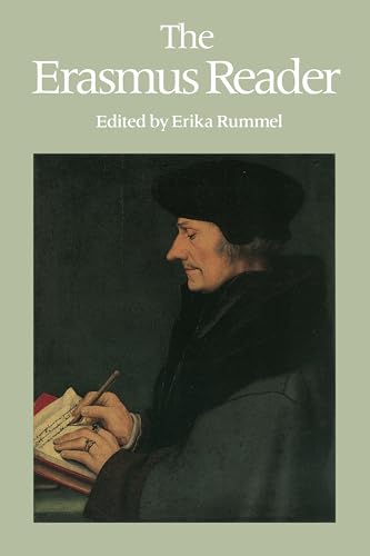 Book cover: "The Erasmus Reader" featuring a portrait of Desiderius Erasmus.