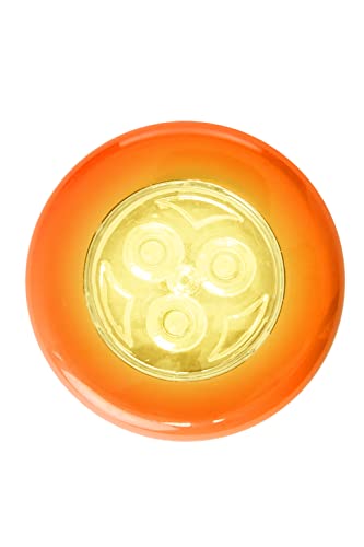 Smiffys 52941 Pumpkin LED Light, Unisex Adult, Multi-Colour, One Size