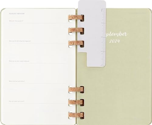 Moleskine 2025 12-Month Large Hardcover Academic Spiral Planner: Kiwi