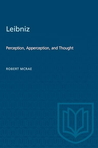 Book cover: "Leibniz" by Robert McRae, with a shield emblem.