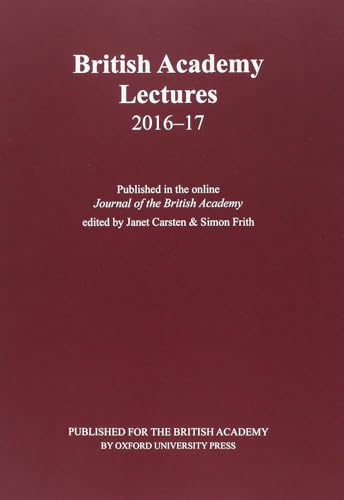 British Academy Lectures, 2016-17 : 5