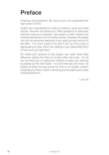 Richard III Text Guide: English Literature Revision Book | Includes Analysis, Key Quotes, Character Insights, and Sample Essays for Top Grades