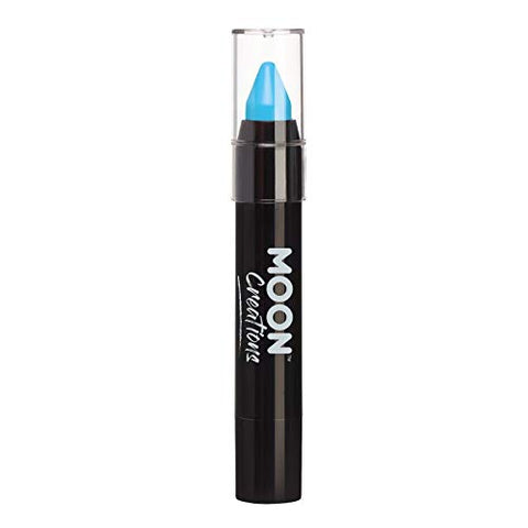 Face Paint Stick Body Crayon for the Face & Body by Moon Creations - Sky Blue - Face Paint Makeup for Adults, Kids - 3.5g