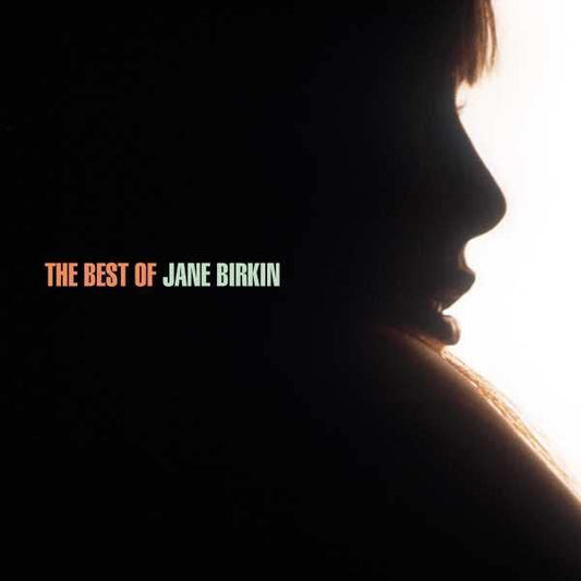 CD cover: Silhouette of Jane Birkin’s profile against a bright light.
