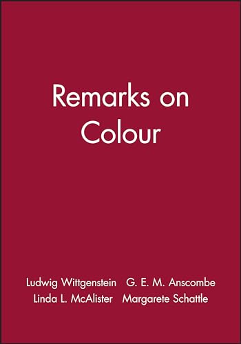 Remarks on Colour: Parallel Text
