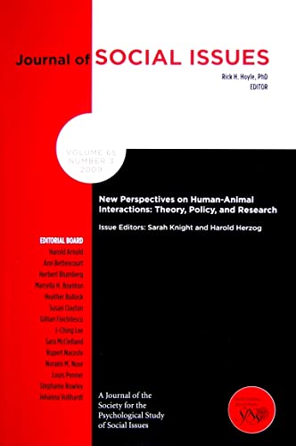 New Perspectives on Human-Animal Interactions : Theory, Policy, and Research