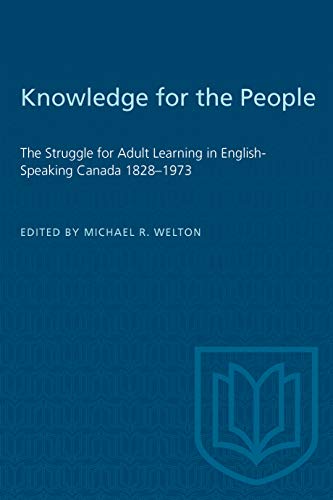 Book cover: "Knowledge for the People" about adult learning in Canada.