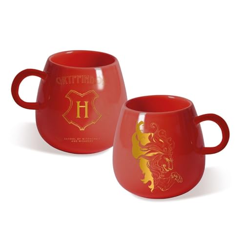 Harry Potter Shaped Mug (Gryffindor Design) in Presentation Box, 315ml - Official Merchandise