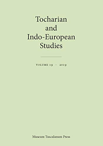 Tocharian and Indo-European Studies vol. 19.
