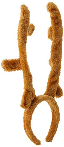 Smiffys Stag Night Horns with Headband - Brown