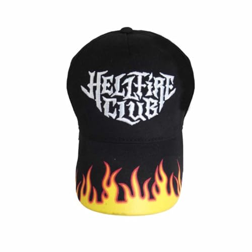 Stranger Things - Hellfire (Unisex Black Baseball Cap) One Size