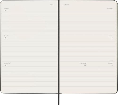 Moleskine 2026 18 Month Weekly Large Horizontal Layout Diary