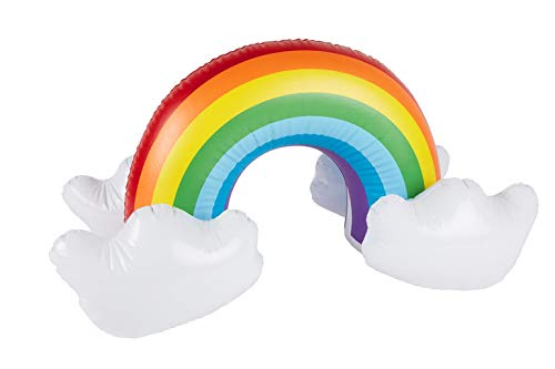Smiffys 52173 Inflatable Rainbow, Unisex Adult, Multi-Colour