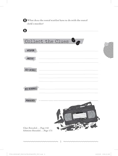 Murder Rewind: Death at Blockbuster : 70 minute mysteries for you to solve, set in the 1990s