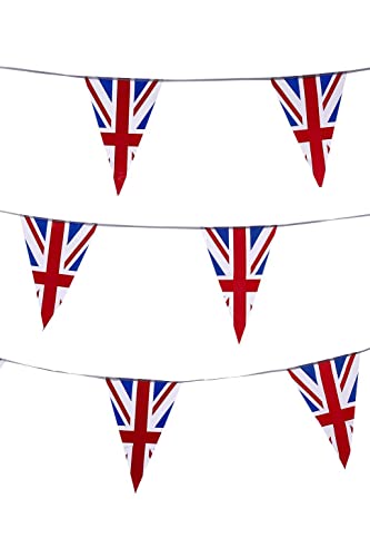 Union Jack Triangle Bunting, Plastic