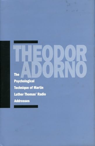 The Psychological Technique of Martin Luther Thomas Radio Addresses