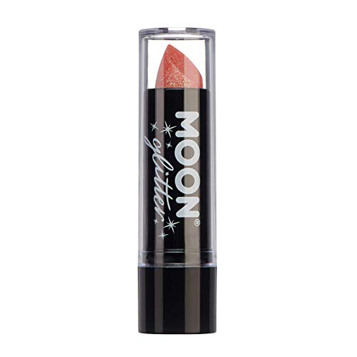 Iridescent Glitter Lipstick by Moon Glitter - 5g - Orange